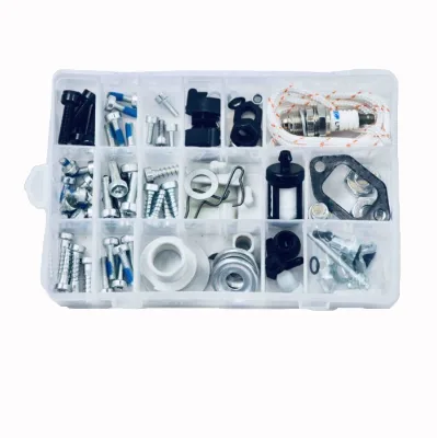 For Chainsaw Spare Parts Kit ISO Screws Bolts Nuts Clips Chain Tensioner Tank Vent 91 Pieces for Models MS660 MS461 MS460