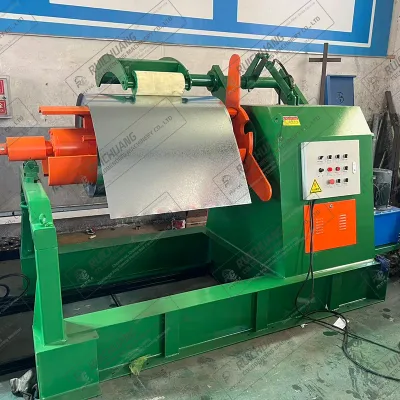 Full Automatic 20Ton Heavy Duty Hydraulic Decoiler With Automatic Centering CE ISO OEM Service