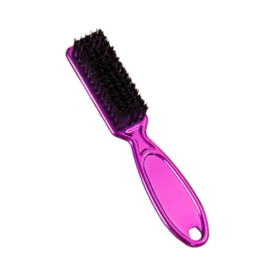 Wholesale Electroplating Handle Men's Beard Brush Electroplating Cleaning Brush for Salon