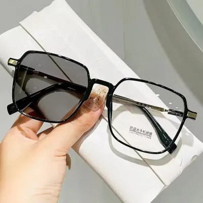 Photochromic Spectacle Glasses Anti Blue Light Optical Frame Women Eyeglasses Reading Glasses Wholesale