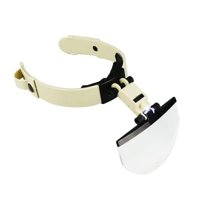 2x 3.8x 4.5x 5.5x Led Magnifying Glass Optical Lens Head Magnifying Glass 4pcs Lens Model81003