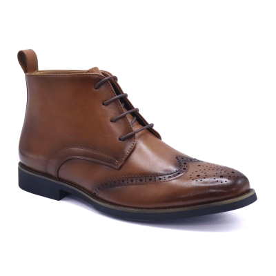New Wear-Resistant Lace-up High Top Shoes Breathable Pure Genuine Leather Boots