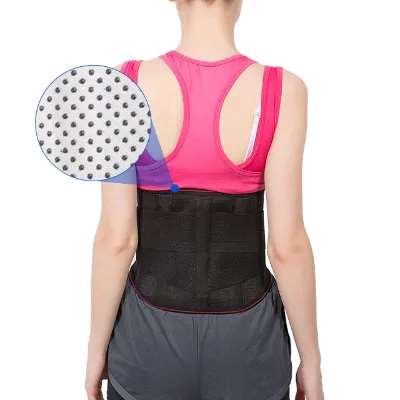 Tourmaline Magnet Lumbar Support Back Brace Belt for Rheumatism Back Pain