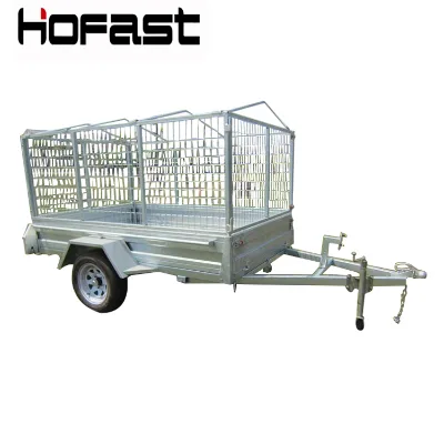 2018 China Single Axle Bolted Aluminum Small Box Trailer