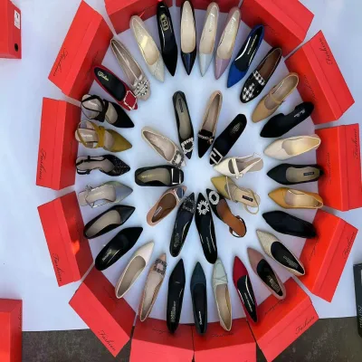 4.25 Dollar Model SYX007 Shoes Size 35-40 Assorted Patterns Dress Stock Shoes for Women New Styles