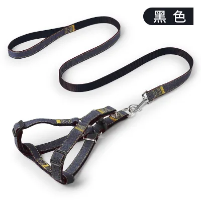 Wholesale Hot Sale Outside Pet Running Harness Dog Collar and Leash Set Nylon Rope Dog Leash