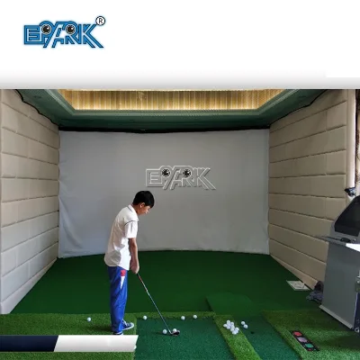 Indoor Sport Golf Simulator Projection Interaction Screen Smart Golf Game Simulator