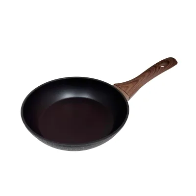 Induction Aluminum Nonstick Fry Pan with Glass Cover for Saute and Omelet in Kitchen Use