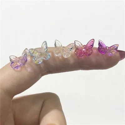 JC Crystal 10mm Lampwork Glass Beads Wholesale butterfly Shape High Quality Glass Beads for Jewelry Making
