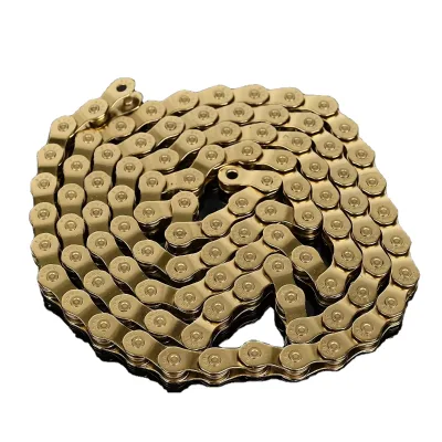 SUMC Single-Speed BMX Fixie Road Mountain Folding Bike Chain SH1 High-Strength 1/2"x 1/8" 100 Links Bike Chain