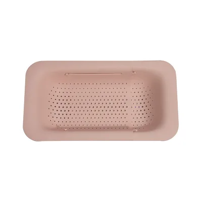Colanders Adjustable Sink Strainer Basket Over the Sink Colander Adjustable Vegetables Home Essentials Strainer for Sink