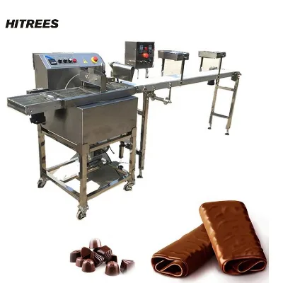 Stainless-Steel Enrobing Line for Meat Snack Processing Factories