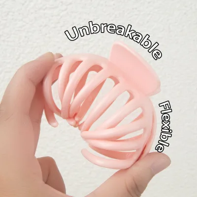 Wholesale Flexible Trendy Large Soft HairClip Silicone Hair Claw Bendable Hair Clip