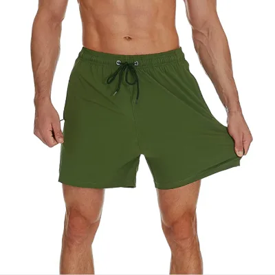 2024 Best Price Custom Printed Drawstring Nylon Swim Trunks Shorts Unisex OEM Service Casual Quick Dry Lightweight Mesh Cargo