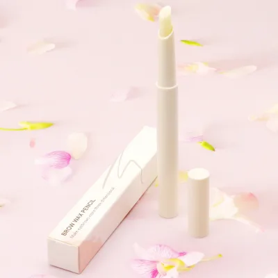 Private Label Vegan Cruelty-Free Eyebrow Styling Soap Pen Waterproof Gel Brow Wax Pencil with Long-Lasting Mineral Formula