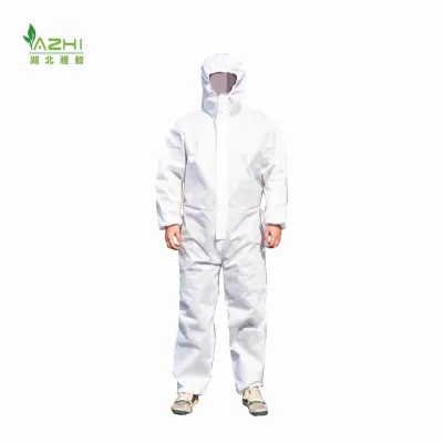Type 5B/6B Module B Coveralls PPE Manufacturer Wholesale OEM PP/SMS/PP+PE/Microporous Disposable Protective Clothing