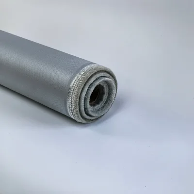 OEM Customized Polyurethane PU Coated Fiberglass Cloth Fire Extinguisher Water Repellent Smoke Barrier Curtain Free Sample