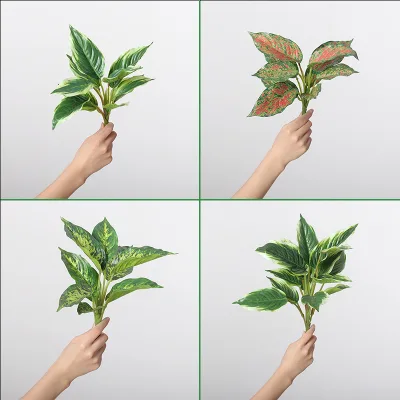 Indoor Decoration Artificial Plants Plastic Bonsai Tree with Pot Faux Simulation Plantas Tall Artificial Plants