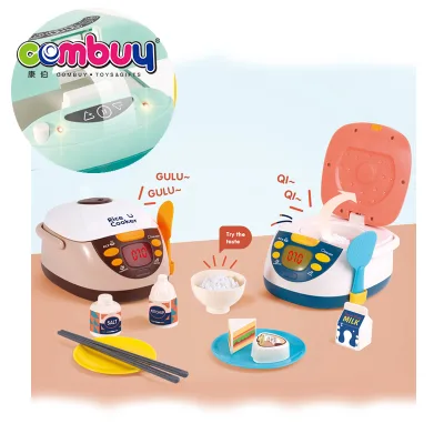 Induction Cooker Kitchen Pretend Play Spray Toys Mini Rice Cooker Electric