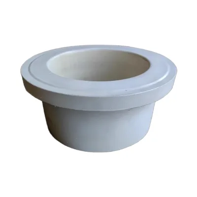 ultra High Molecular Weight Uhmwpe Pipe with Flanges on Both Ends From Shandong Liaocheng Shanghai Material