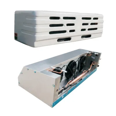 26~42m Cold Room 24V Reefer Unit New Temperature Controlled Transport Refrigeration Unit 12V Frozen Air Cooling System