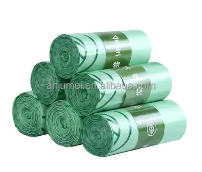 Seeding Marks Certificated Ok Compostable Film Biodegradable Trash Garbage Roll Bag