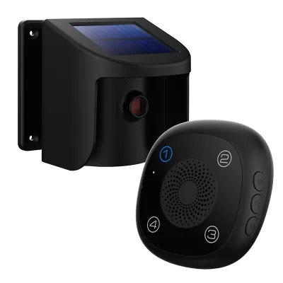 Wireless Driveway Security Alarm Motion Sensor Switch Light Lamp Detector Infrared Movement Detector GSM Network Driveway Alarm