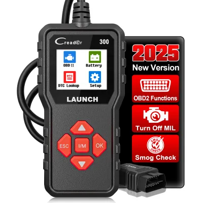 2025 Newest Launch CR300 OBD2 CANFD Scanner Auto Code Reader Diagnostic Tools I/M Engine Battery Tester Free Update