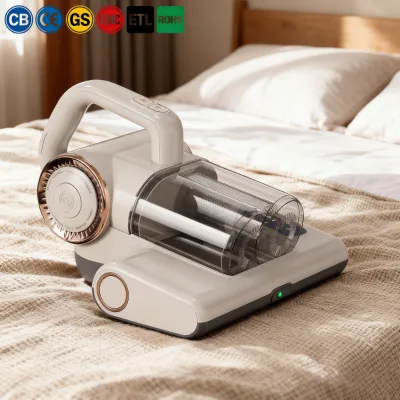 CE Car Use Portable Lightweight Dust Mite Controller Ultrasonic Assisted Cleaning Aspirateur Vacuum Cleaner for Mattress Sofa