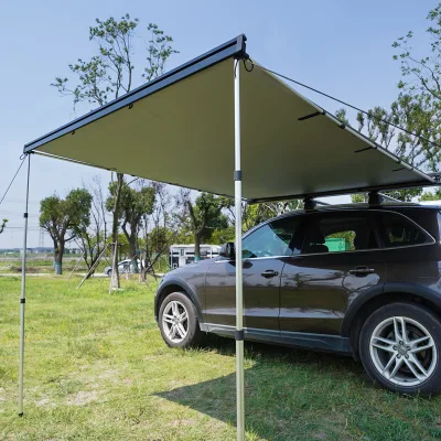 Awnlux New Design Waterproof Outdoor Camping 4wd 4x4 Suv Truck Overland Car Rooftop Rack Awning with Side Wall