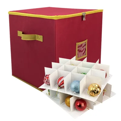 Customizable Portable Multipurpose Storage Bags Breathable Environmentally Friendly Christmas Storage Boxes for Food