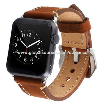 Watch Band Series 4/3/2/1 Band Strap Premium Vintage/Genuine Leather Band for Apple iWatch