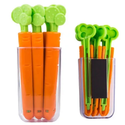 Creative Cartoon Carrot Sealing Clip Food Bag Sealing Clip Plastic Box with Magnet