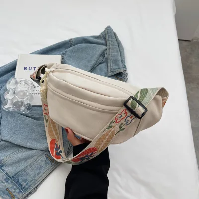 Casual Small Women's Waist Bag 2026 New Trendy Crossbody Zipper Sporty Chest Pack Niche Single-shoulder