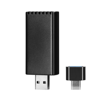 Wireless Carplay Adapter Dongle Car Wired to Wireless Carplay Box USB-A/USB-C Plug & Play Compatible with Factory Wired CarPlay