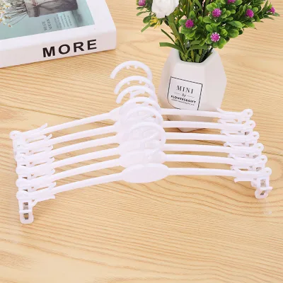 Custom Design Economical Eco-friendly Ps Material Transparent Plastic Hanger for Underwear With Clip
