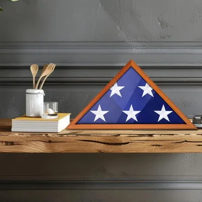 American Flag Display case 3*5 Inch Shadow Box Wall Decor