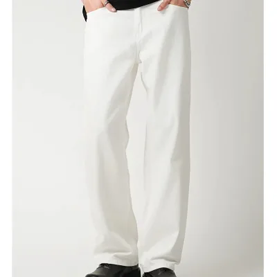 Custom Joggers Men's Loose Slim Fit  Wide Leg Casual Sports Street Wear Elastic Waist Band Men Jogger Pants
