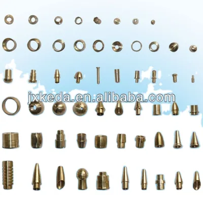 Writing Pen Accessories Suppliers Copper Pen Parts Refills Cartridges Clip CNC Lathe Wood Turning Pen Making Kits