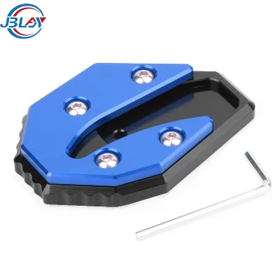 High Quality Motorcycles Spare Parts Aluminum Kickstand Pad Abrasion Resistant Side Stand Support Base for NMAX155 2020-2024