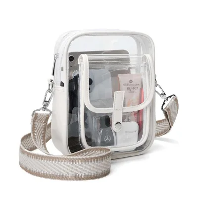 05mm-thick European-standard Eco-friendly PVC Chest Bag Large-capacity Sports Fitness Crossbody Bag Fashionable Versatile Bag