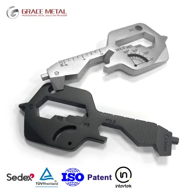 Multi-Functional Metal Keychain Smart Key Tool for Camping & Hiking
