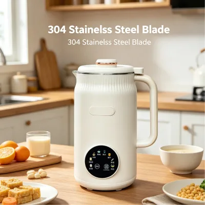 1.2l Time Set Automatic Soy Milk Maker Multifunctional Portable Nut Milk Maker 8-in-1 Led Touch Screen Soybean Milk Machine
