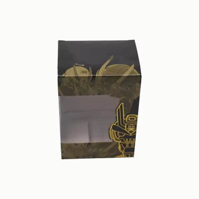 Factory Direct Sale Display Toy Paper Box White Card Cartoon Kids Toy Model Packaging Box With Transparent Window