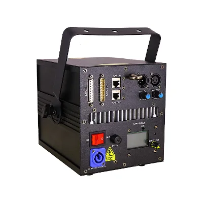 Professional Dj Lighting Voice Control Power 6W Full Color Animation Disco Stage Lighting Laser Light