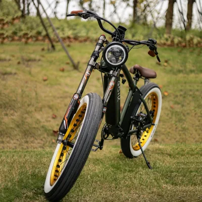Factory Sale OEM ODM CE Certification 26inch Big Tire E Fatbike Off Road Cruiser Electric Bike Bicycle E Motorbike for Adult