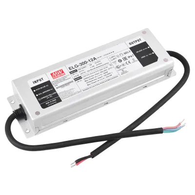 Mean Well XLG ELG Series LED Driver AC-DC DALI Dimmable 220V Input 75W-200W 12V/24V Industrial Output