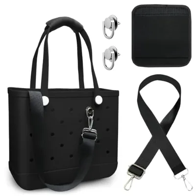 Purse Strap Replacement Wide Shoulder Strap Adjustable Replacement Nylon Crossbody Bag Handbag Strap 63 Inch Long, Black