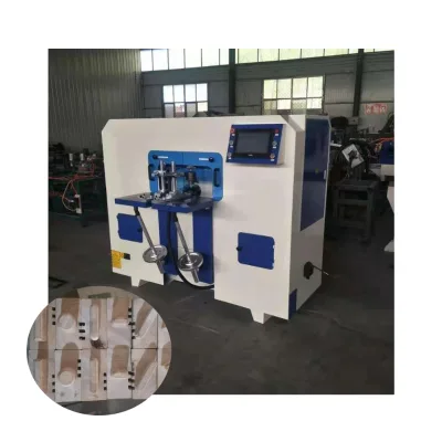 Double-station Servo-driven Doweling Machine Plc Control Tenoning Machine Square Tenonoblique Waist Round Tenon Machining