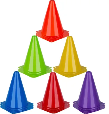 Sports Soccer Flexible Cone for Training PE Soccer Equipment Cones Daily Practice